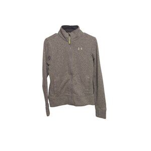 Under Armour UA Storm Zip Front Gray Size Small Women's With Thumb Holes